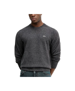 PULLOVER IN LANA MELANGE GRIGIO 